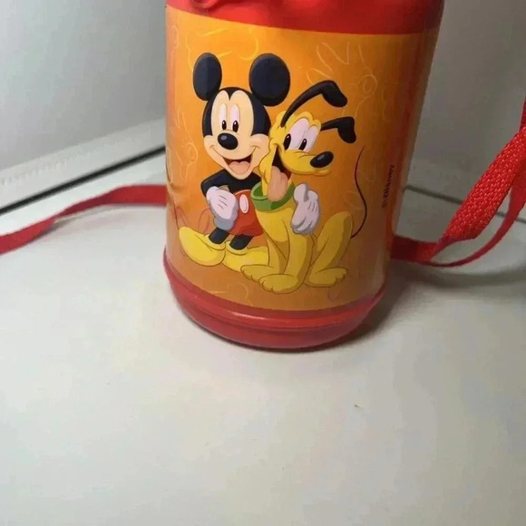 RARE Vintage 1988 Mickey Mouse NOS Character Head Thermos Pluto Mini Mouse - Picture 5 of 10
